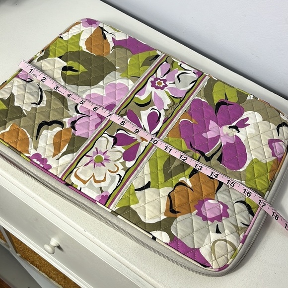 Vera Bradley Floral Laptop Case - Purple, Green, Brown - Picture 8 of 9